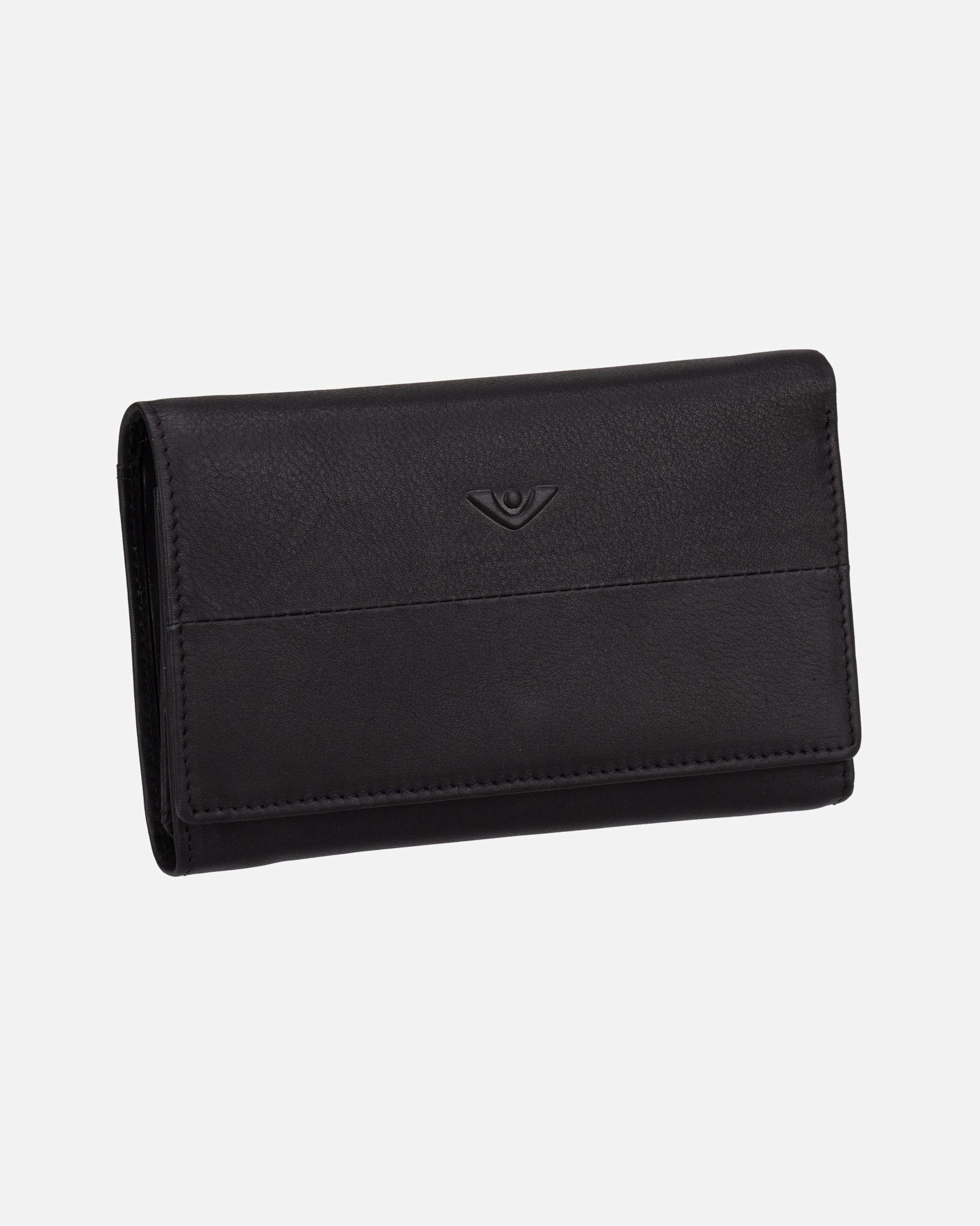 Portemonnaie für Weiblich Voi 4Seasons Camille Geldbörse RFID Schutz Leder 15 cm Schwarz