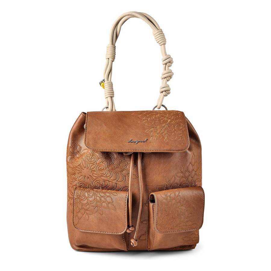Desigual Sierra City-Rucksack brown Coral Damen