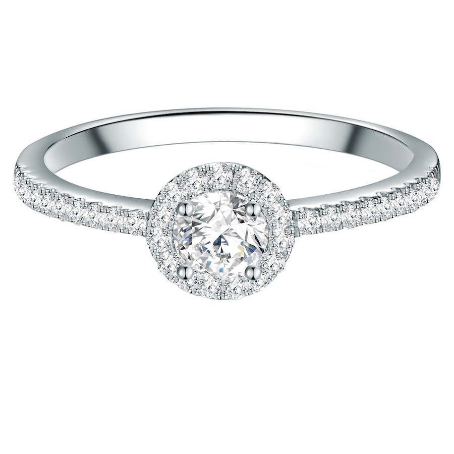 Trilani Ring aus Sterling Silber in silber mit Zirkonia 50 Damen
