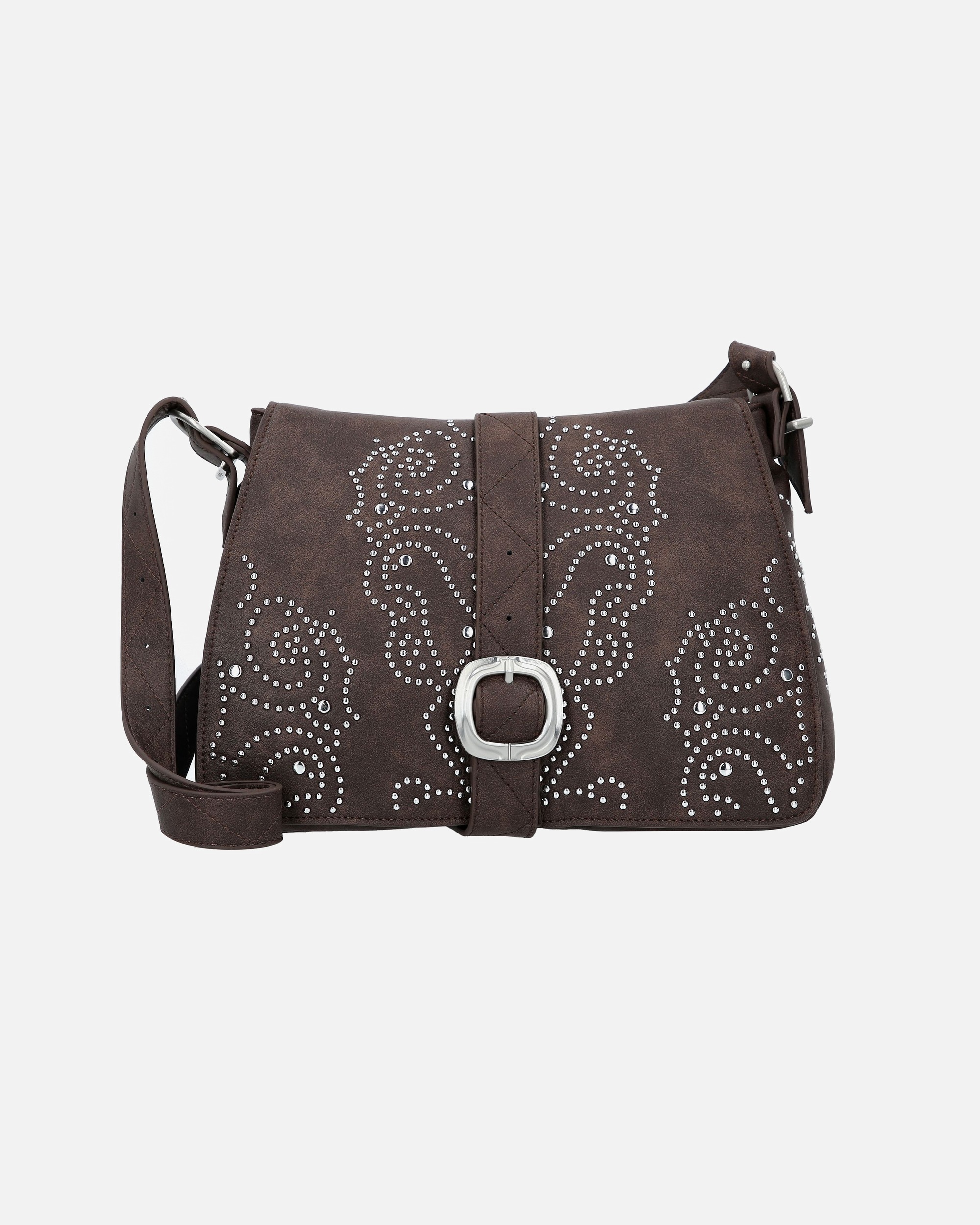 Clutch für Weiblich Desigual Poker Face Umhängetasche braun