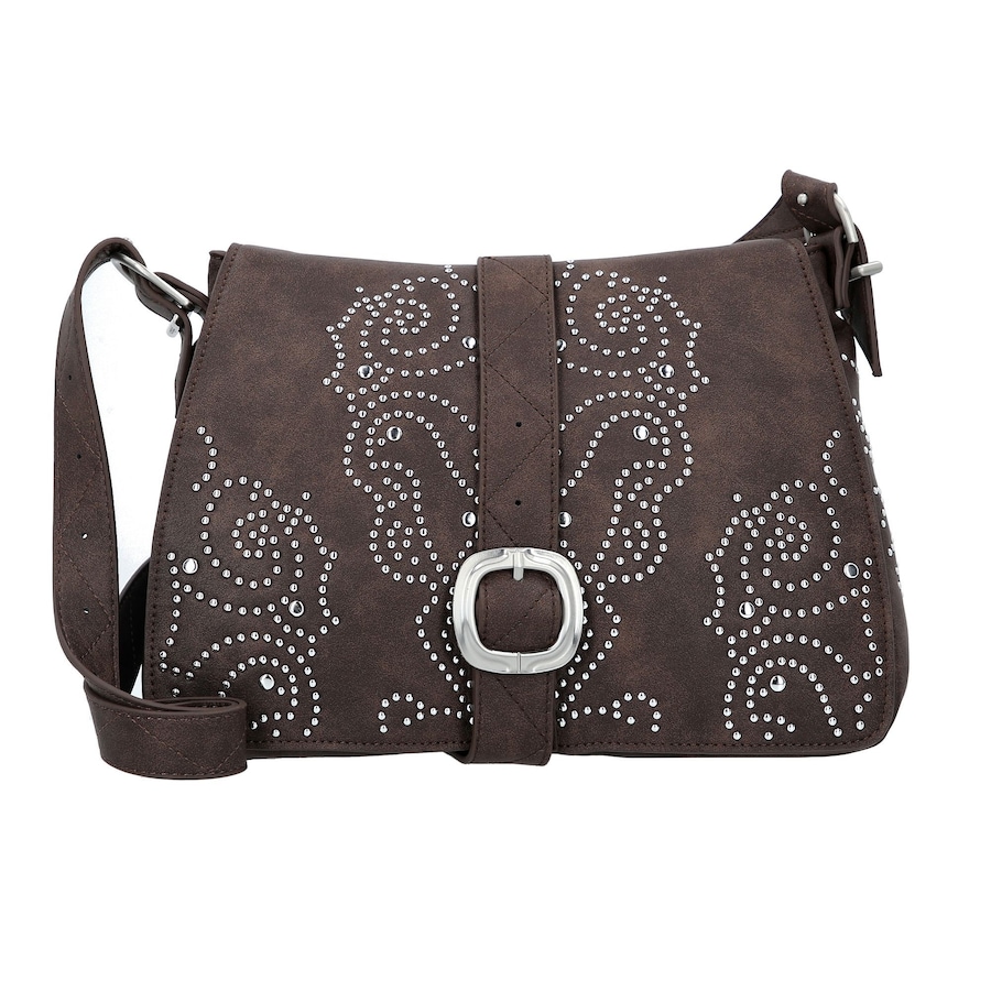 Desigual Poker Face Umhängetasche braun Damen