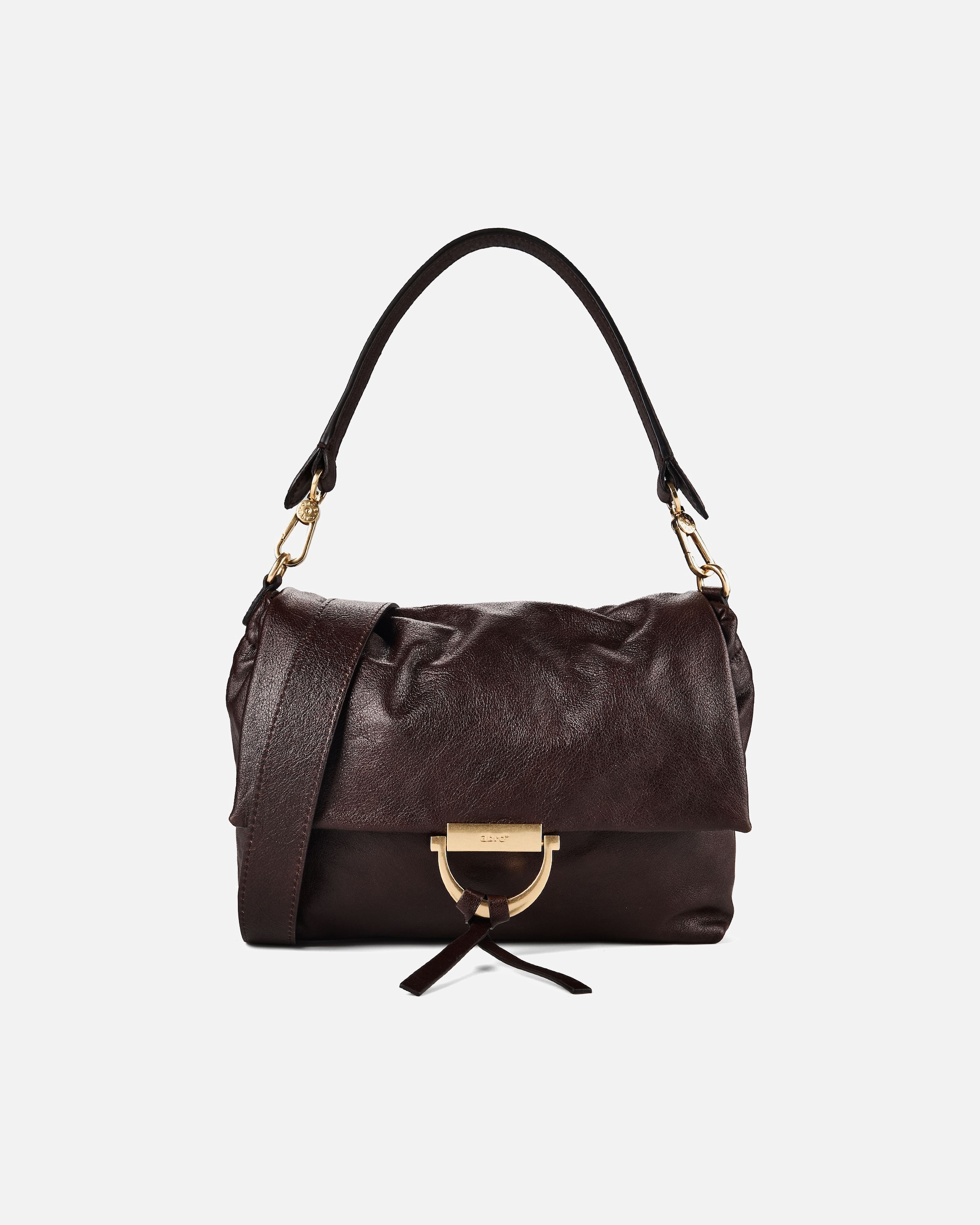 Tasche für Weiblich abro Temi Schultertasche caramel-cognac