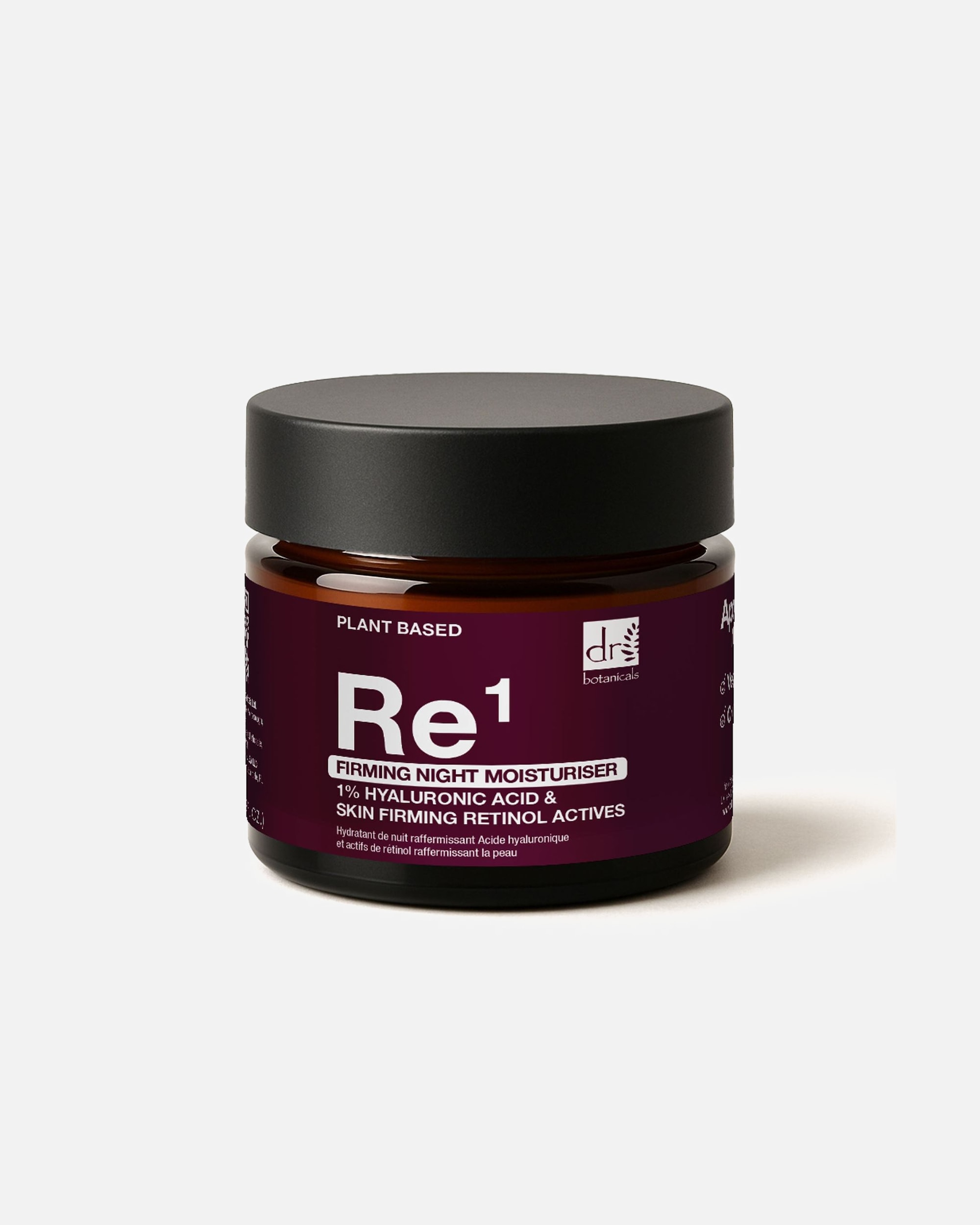 Gesichtscreme für Unisex Dr Botanicals Straffende Nachtpflege mit 1% Hyaluronsäure und hautstraffenden Retinol-Aktivstoffen 60 ml