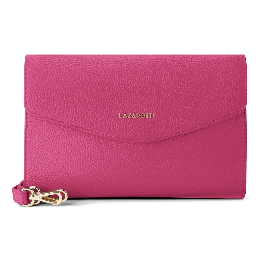 Lazarotti Bologna Leather Clutch hot pink Pink Damen