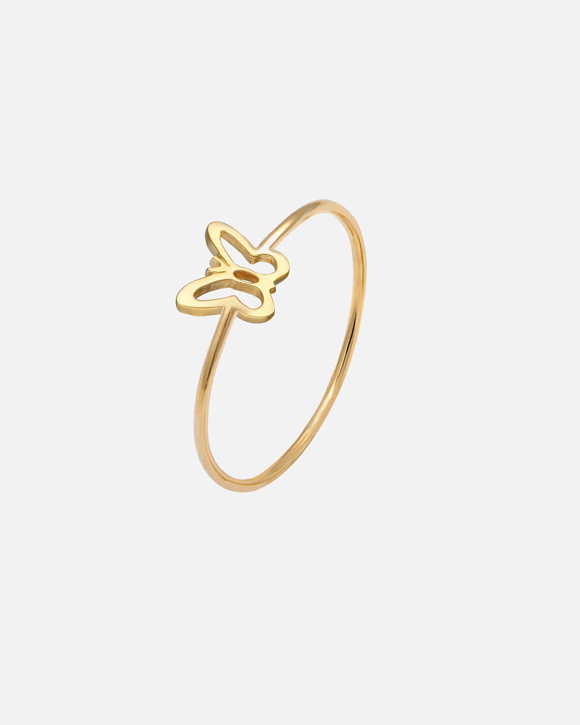 Ring für Weiblich Elli Schmetterling Trend Symbol 925 Silber 56