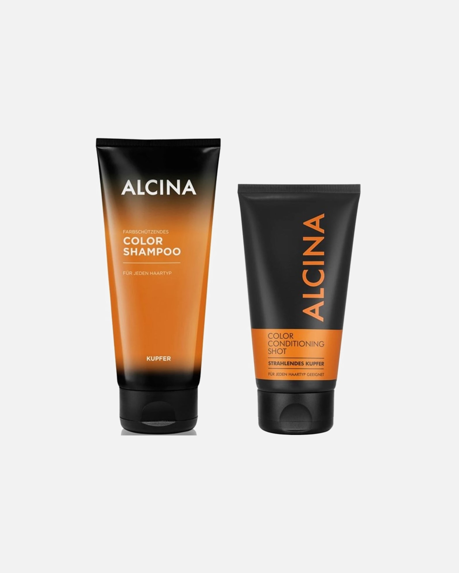 Haarpflegeset für Weiblich Alcina Color Shampoo + Conditioner verschiedene Farben Kupfer