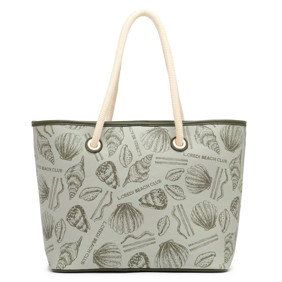 L.CREDI Kezia Shopper khaki Hellbraun Damen