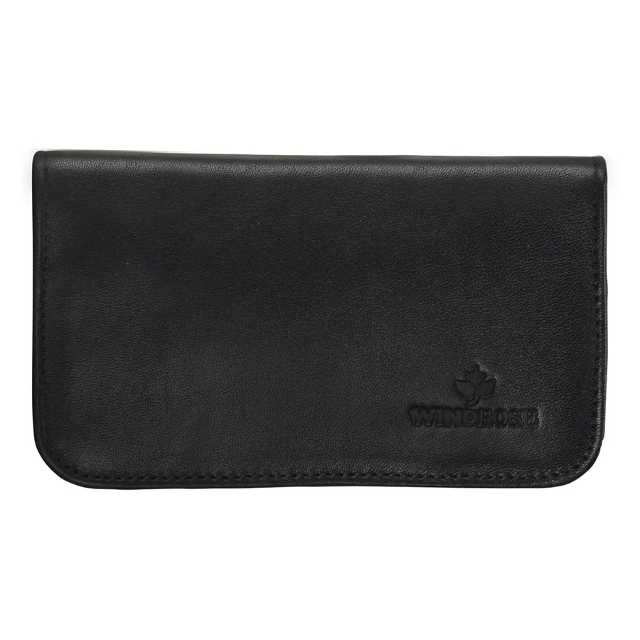 Windrose Nappa Schmuckkasten 12cm x 8.5cm 2cm Schwarz Herren