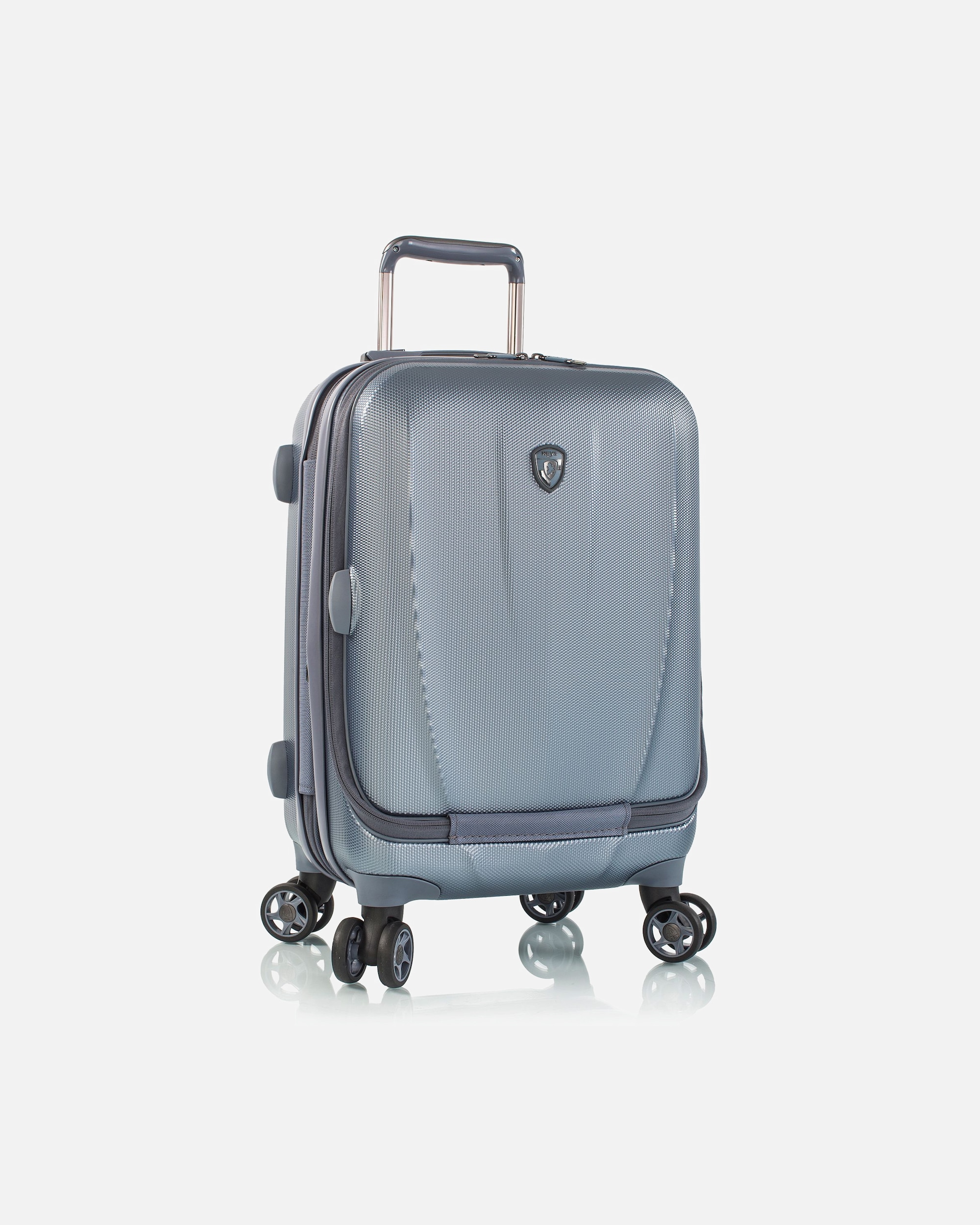 Handgepäckkoffer für Männlich Heys Vantage 4 Rollen Kabinentrolley S 55 cm mit Dehnfalte slate blue