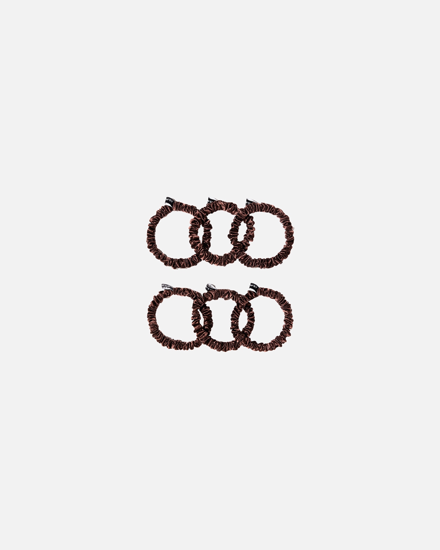 Haarschmuck für Unisex DROWSY Default Brand Line Cocoa Glow Skinny Scrunchie 1 Stück