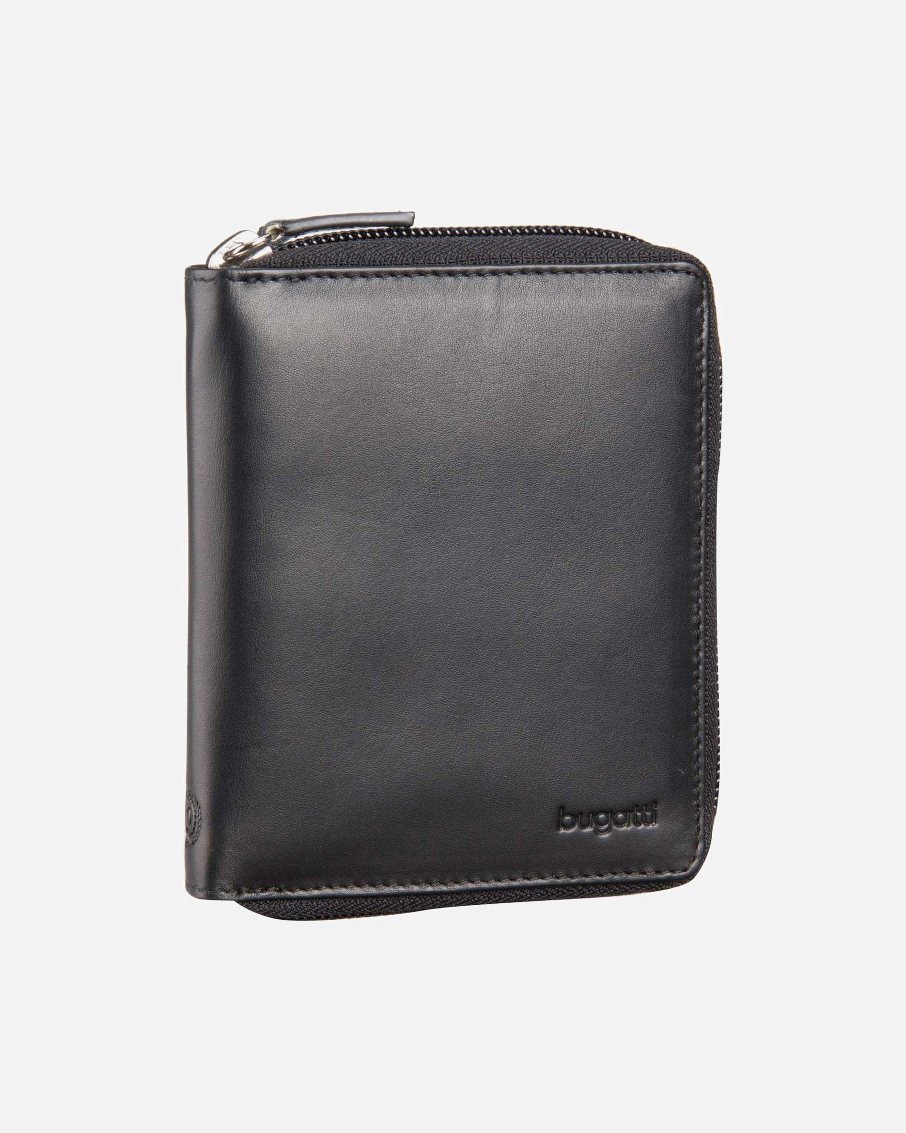 Portemonnaie für Männlich Bugatti Geldbörse Primo Zip 8 Schwarz