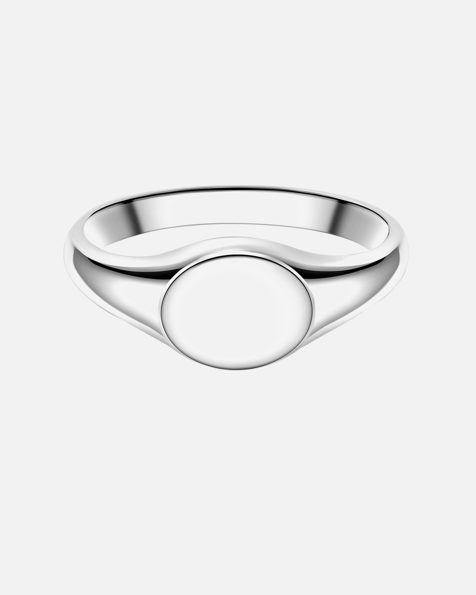 Ring für Männlich Männerglanz Ring aus Sterling Silber in Silber 68