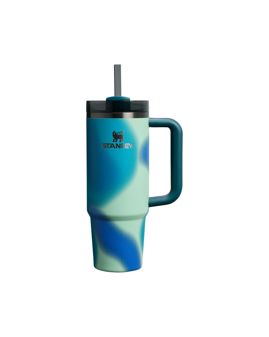 Stanley Thermobecher - 0,89L THE QUENCHER H2.0 FLOWSTATE TUMBLER Coastal Teal Motion Petrol