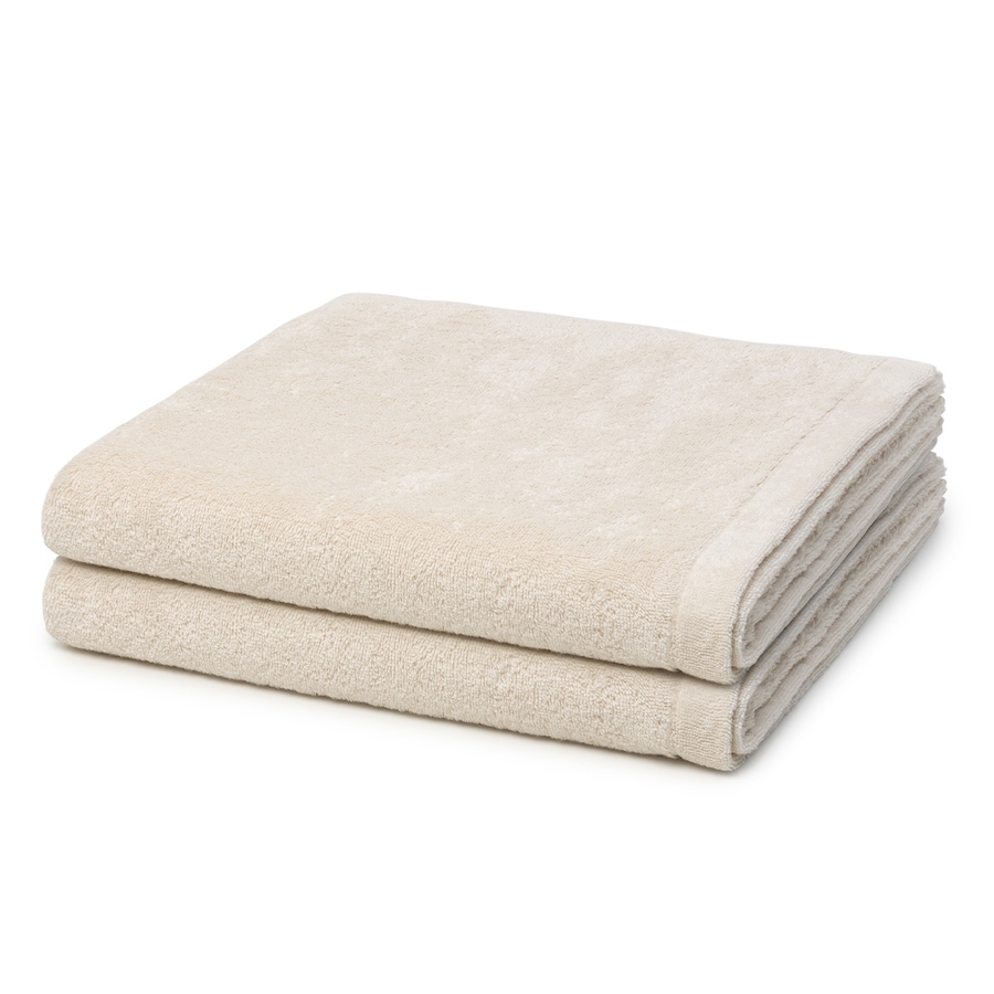 Cawö Duschtuch-Set Lifestyle (2er Set) Natur Silber