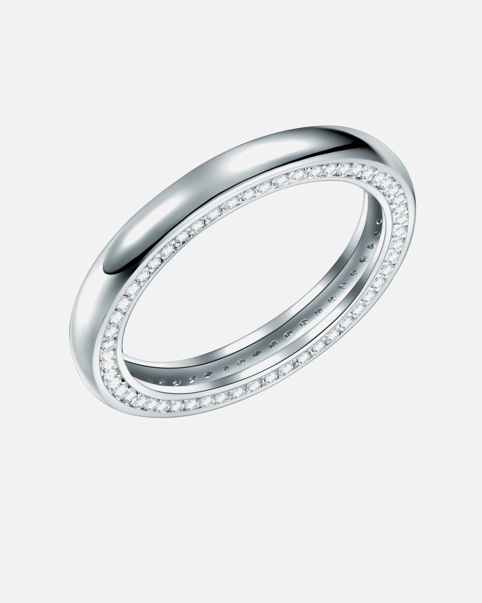 Ring für Weiblich Rafaela Donata Ring Sterling Silber Zirkonia in Silber 54
