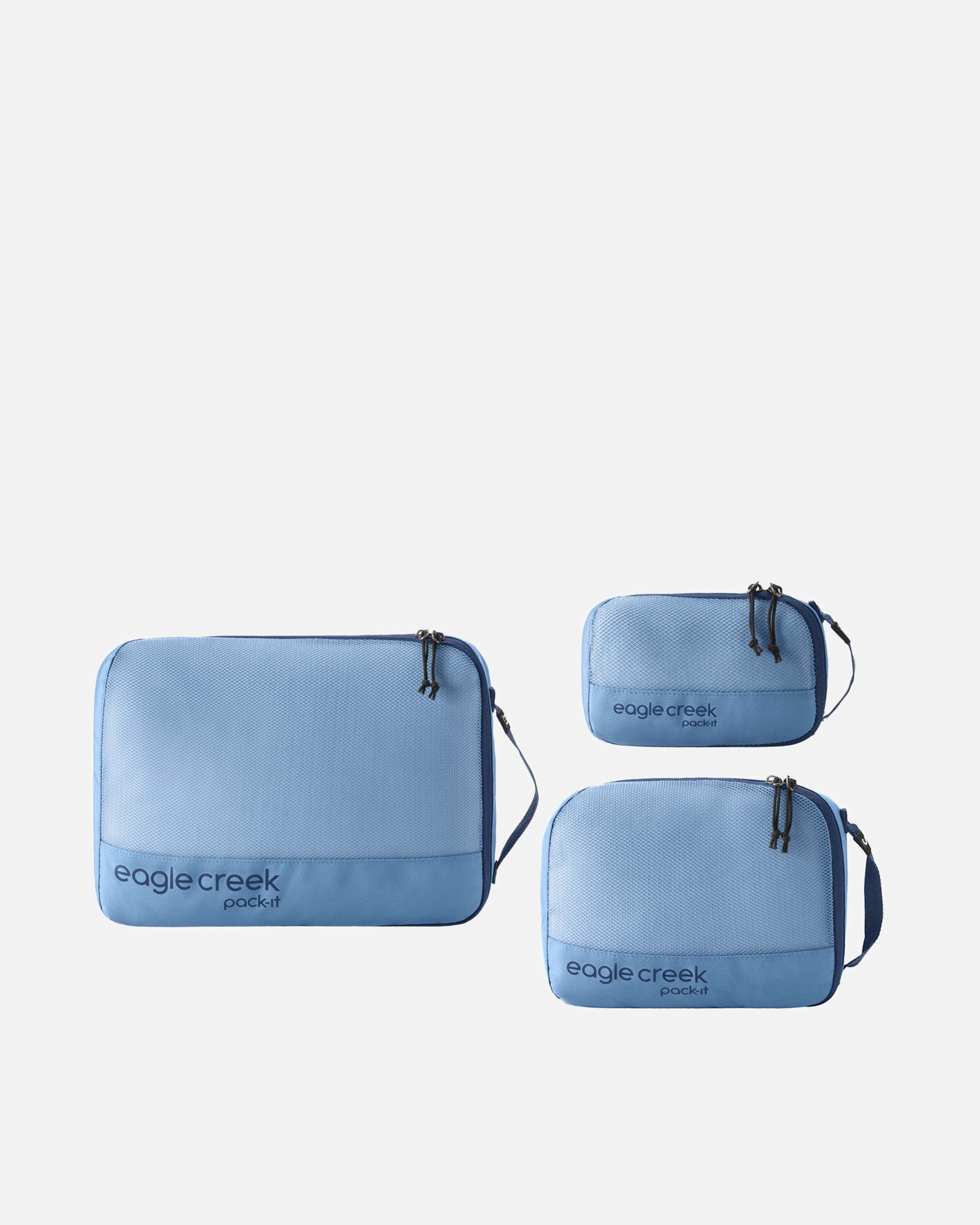 Tasche für Unisex Eagle Creek Pack-It Reveal Cube Set XS/S/M 3tlg. - Packsack (blue dawn) blau