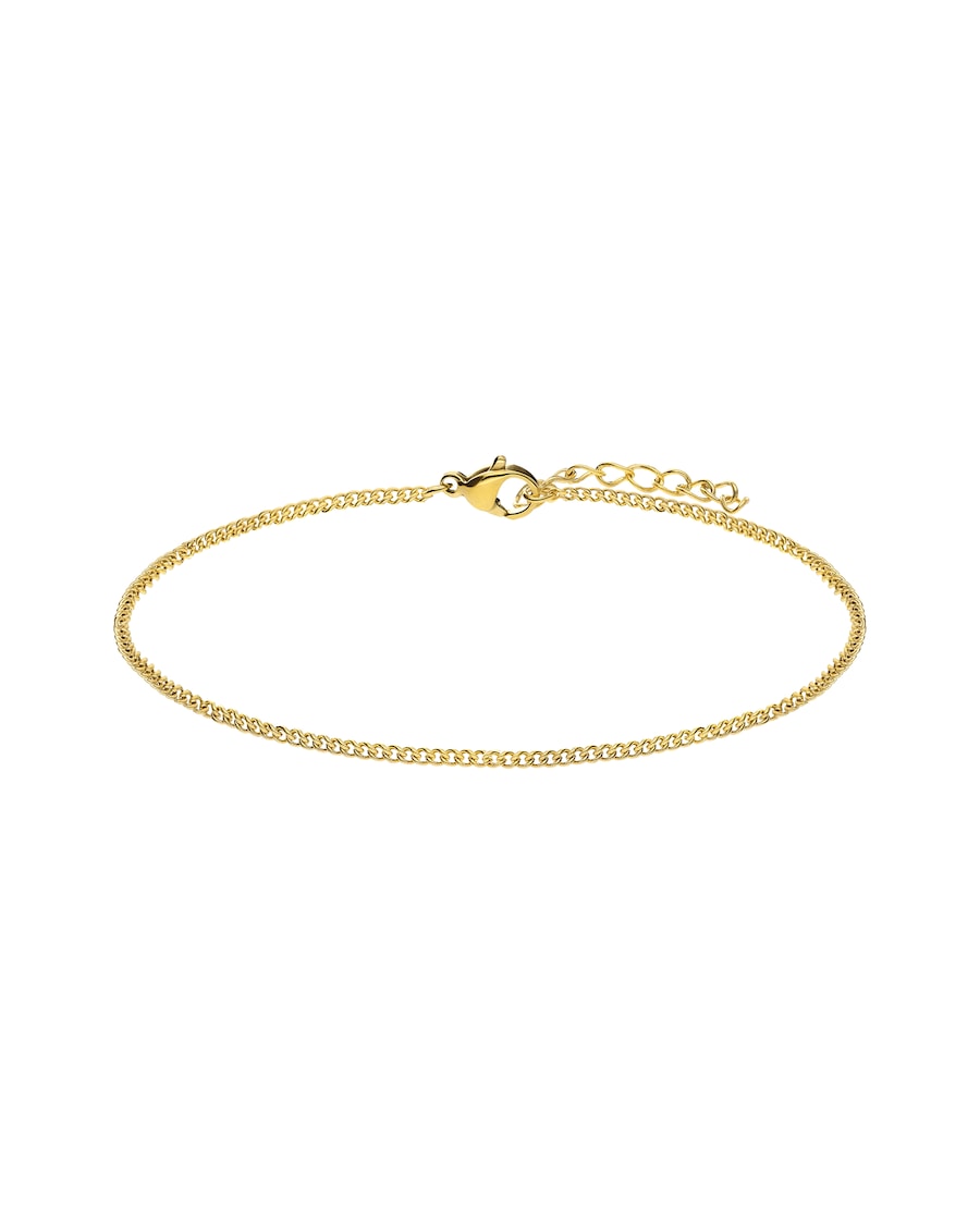 Lucardi Armband Stahl Gold - 19.0