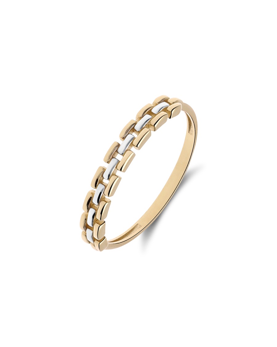 Lucardi Ring 585 Gold - Gelbgold 57mm Damen