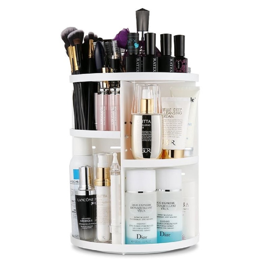 UNIQ Rotierender Makeup Organizer Weiss Weiß
