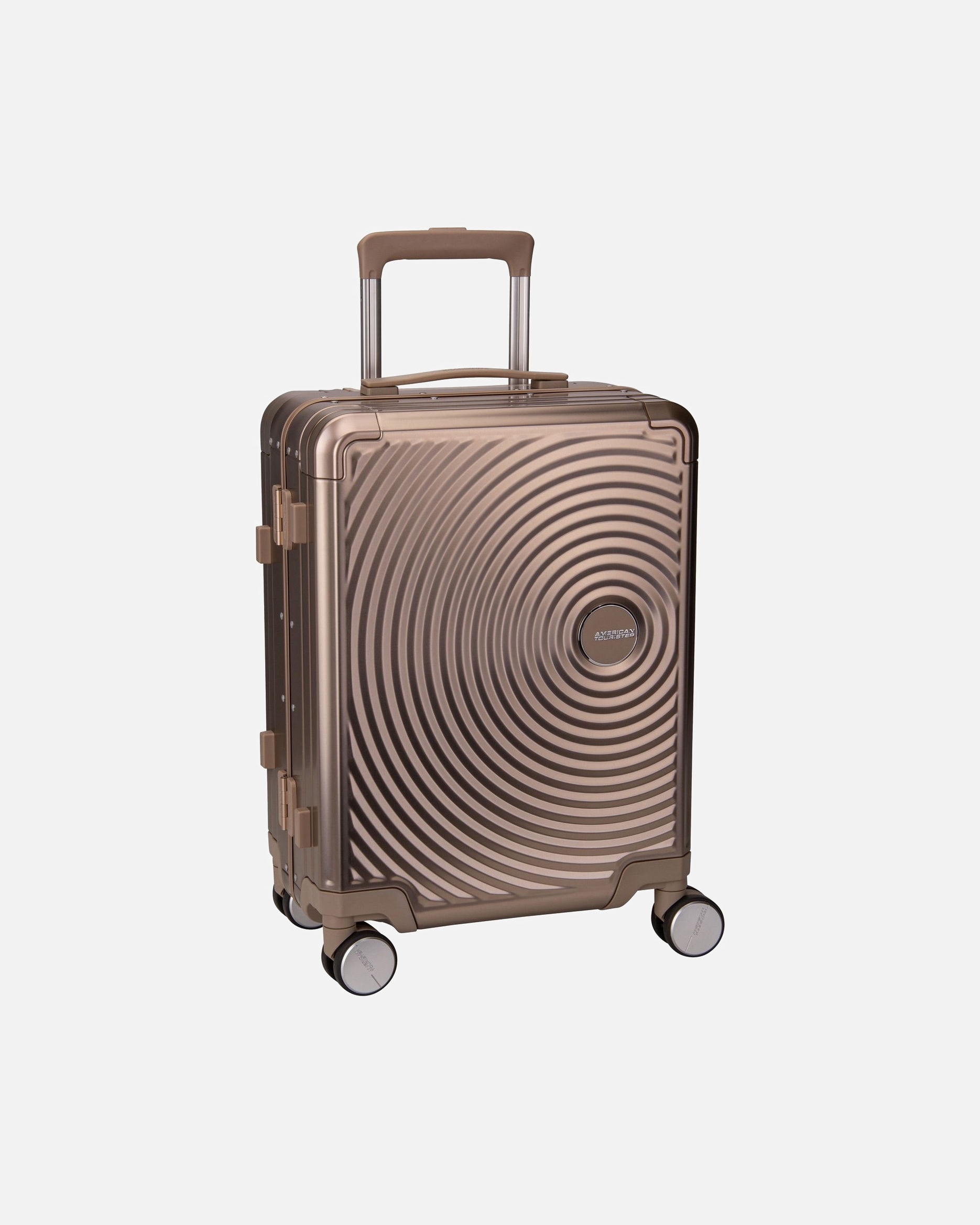 Trolley für Unisex American Tourister Trolley Soundbox Alu Spinner 55 Bronze