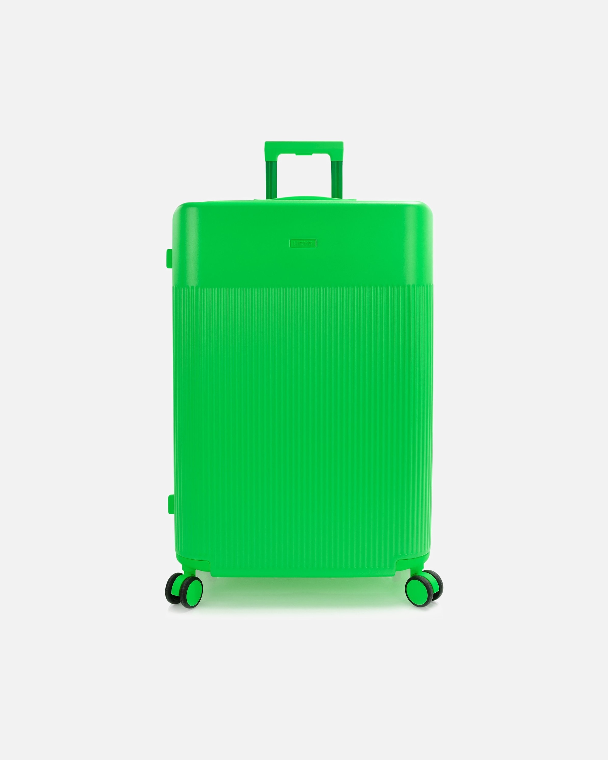Trolley für Männlich Heys HiLite 4 Rollen Trolley L 74 cm mit Dehnfalte island green