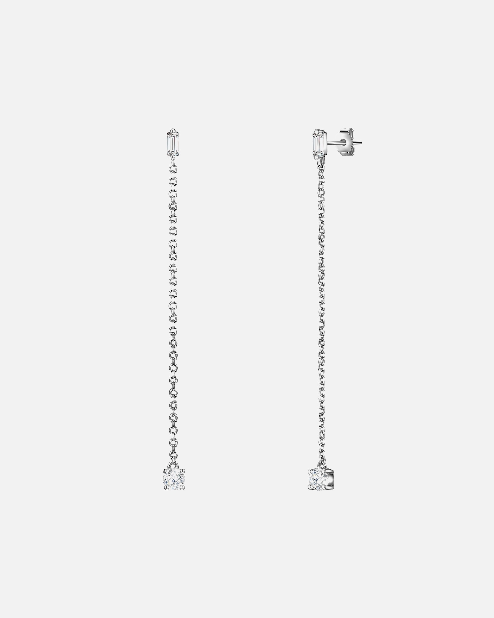 Ohrringe für Weiblich Glanzstücke München Ohrhänger Sterling Silber Zirkonia in Silber 62,0 mm