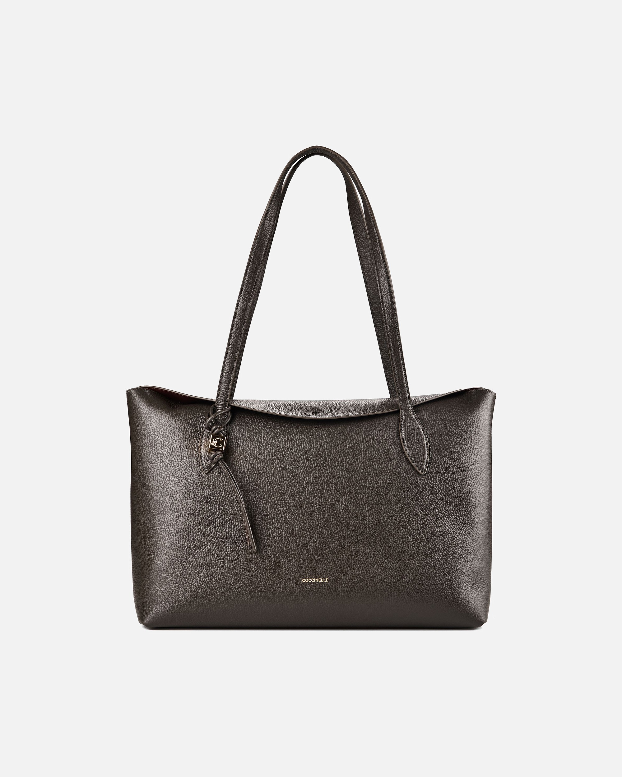 Tasche für Weiblich Coccinelle Thess Schultertasche fango
