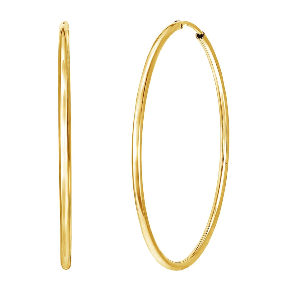 Lucardi Ohrringe 925 Silber Gold Damen