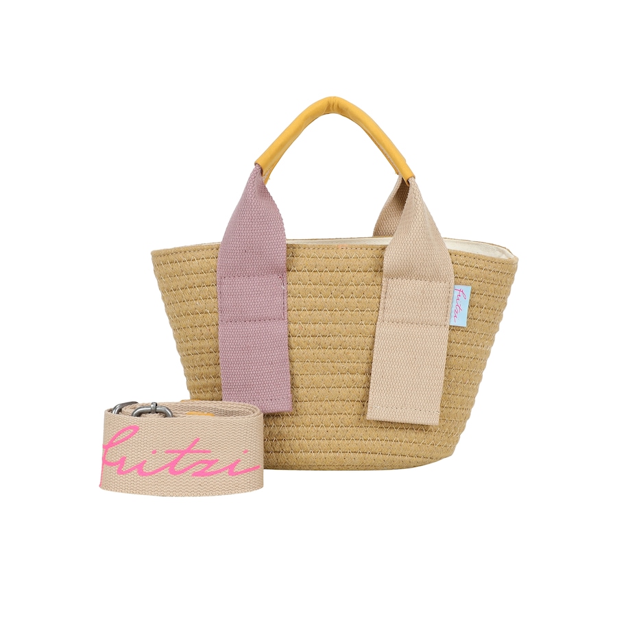 Fritzi aus Preußen Schultertasche Happy Summer Cross mit bequemem Webbing-Gurt braun Braun Damen