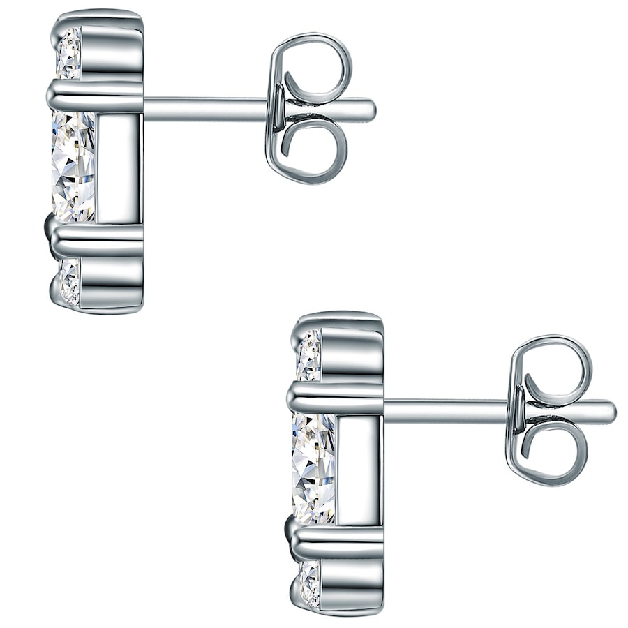 Trilani Ohrstecker Sterling Silber Zirkonia in 11,1 mm Damen