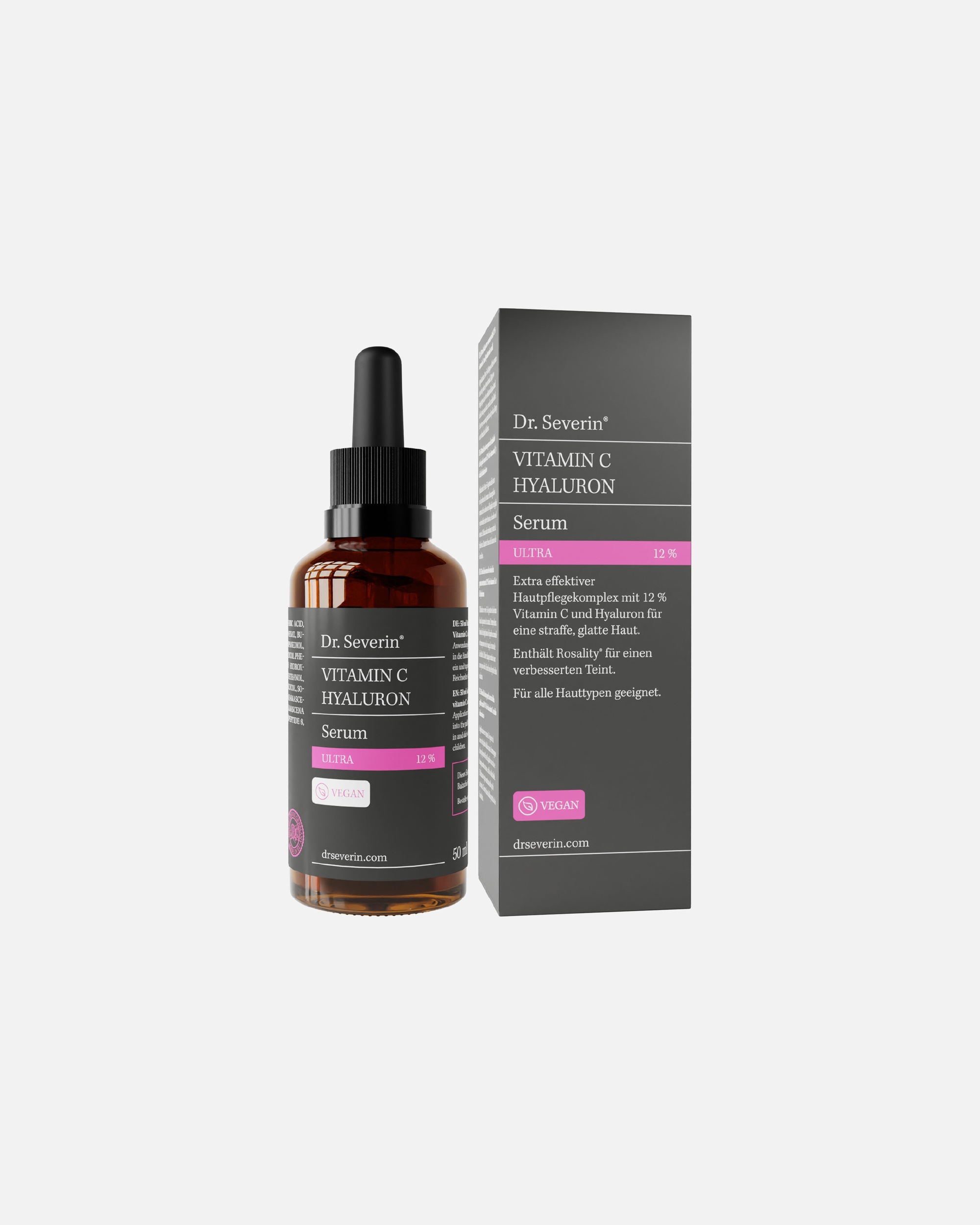 Feuchtigkeitsserum für Unisex Dr. Severin Default Brand Line Vitamin C Hyaluron-Serum Ultra mit leichter Textur orange