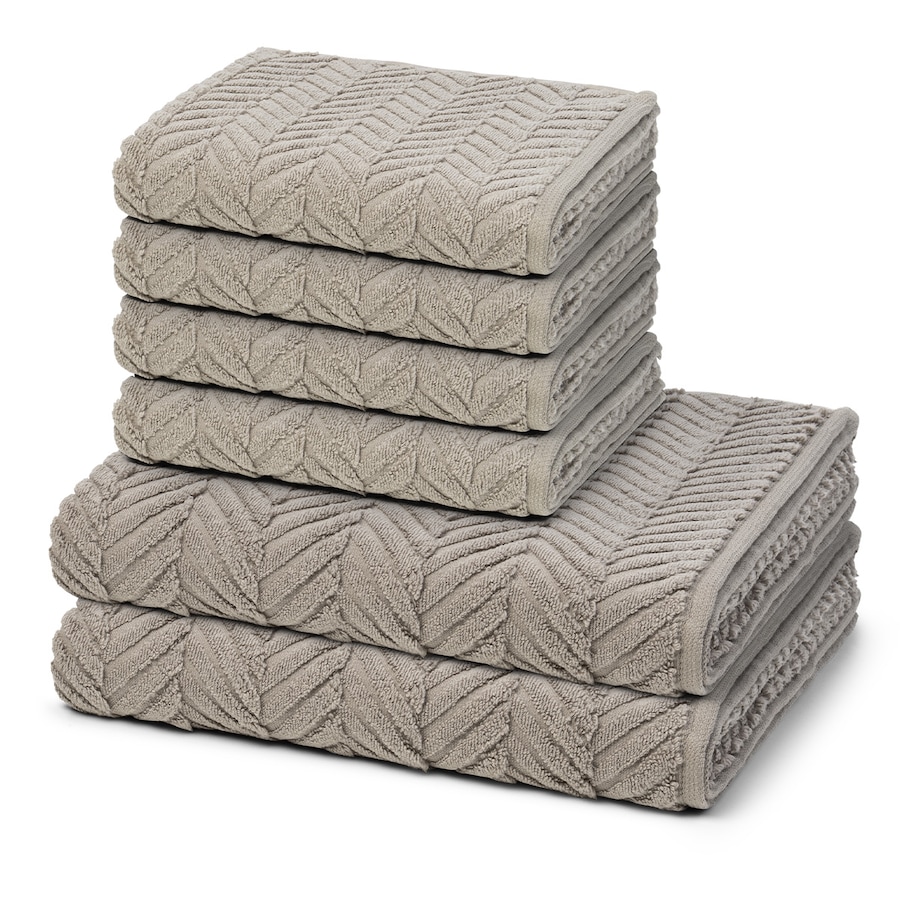ROSS Sensual Skin 6-teilig Handtuch-Set Flanell Grau