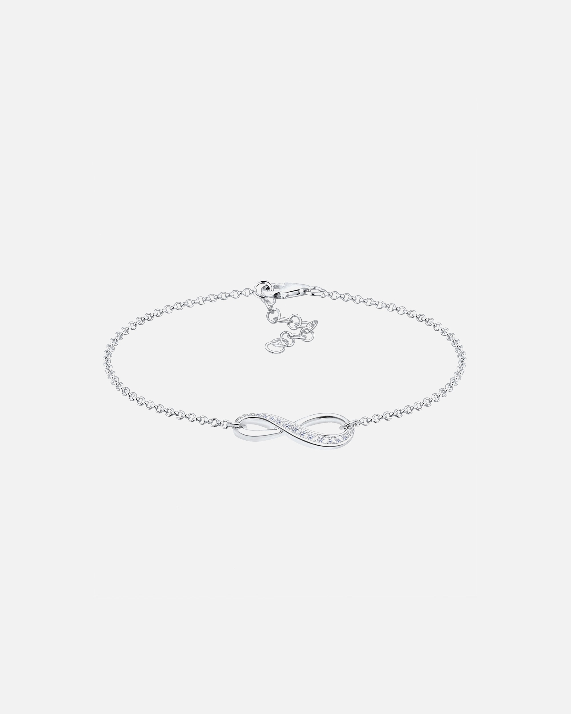 Armband für Weiblich Elli Infinity Symbol Endlos Zirkonia 925 Silber 16