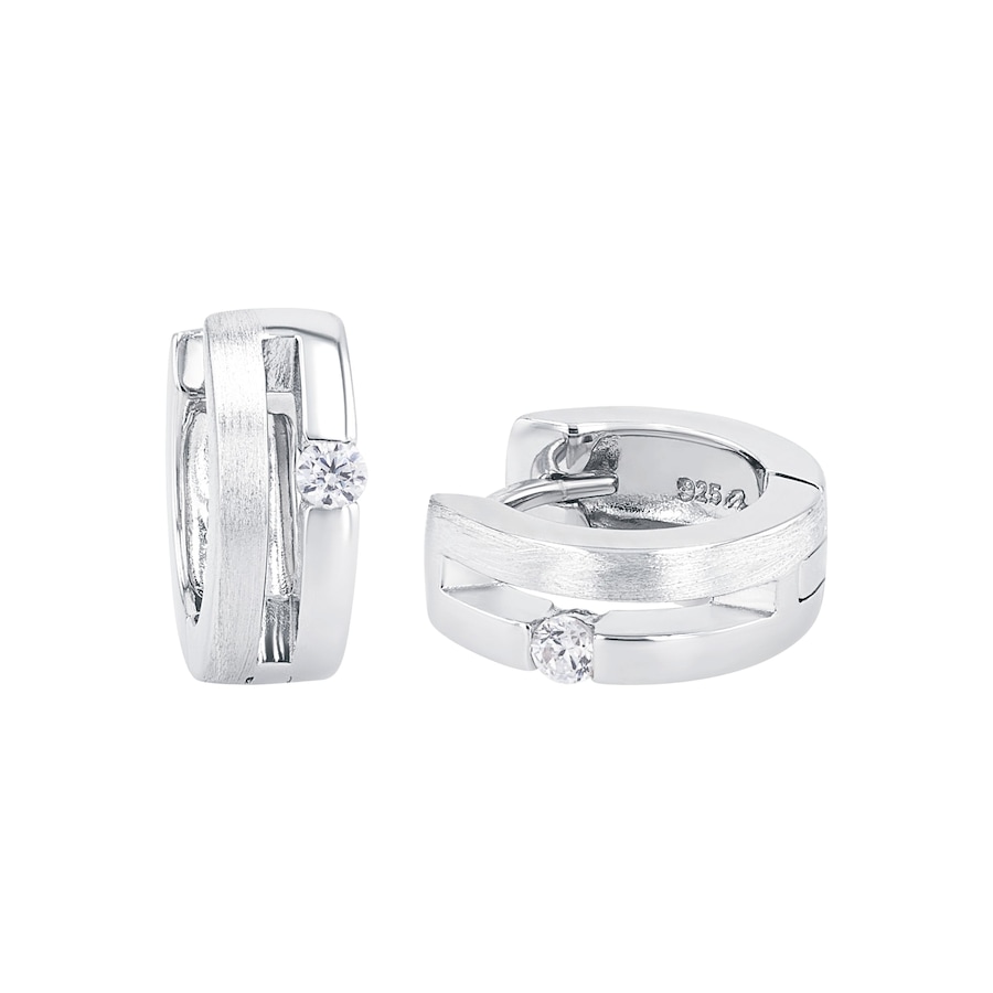 amor Creolen Silber Damen