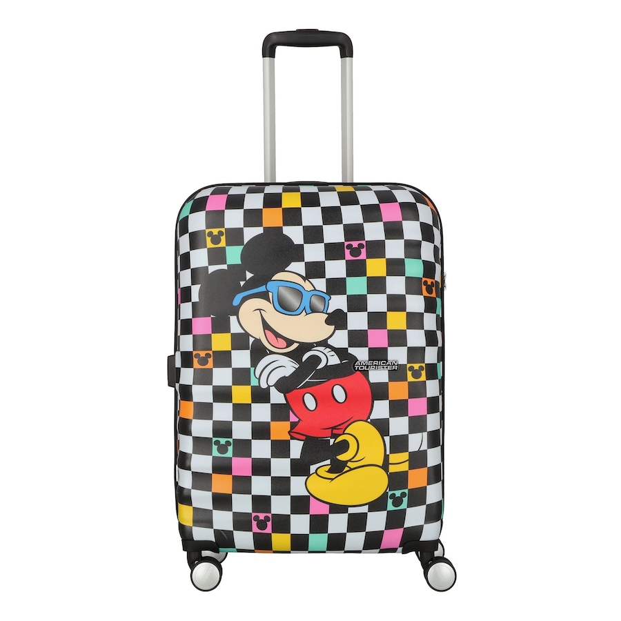 American Tourister Wavebreaker Disney 4 Rollen Trolley 67 cm mickey check Grau Herren