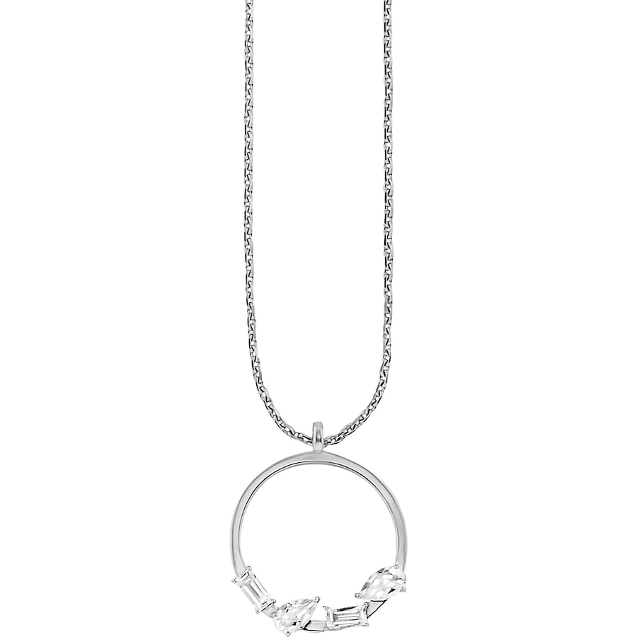 caï Caï Damen-Kette 925er Silber 2 Topas One Size 87609961 Damen