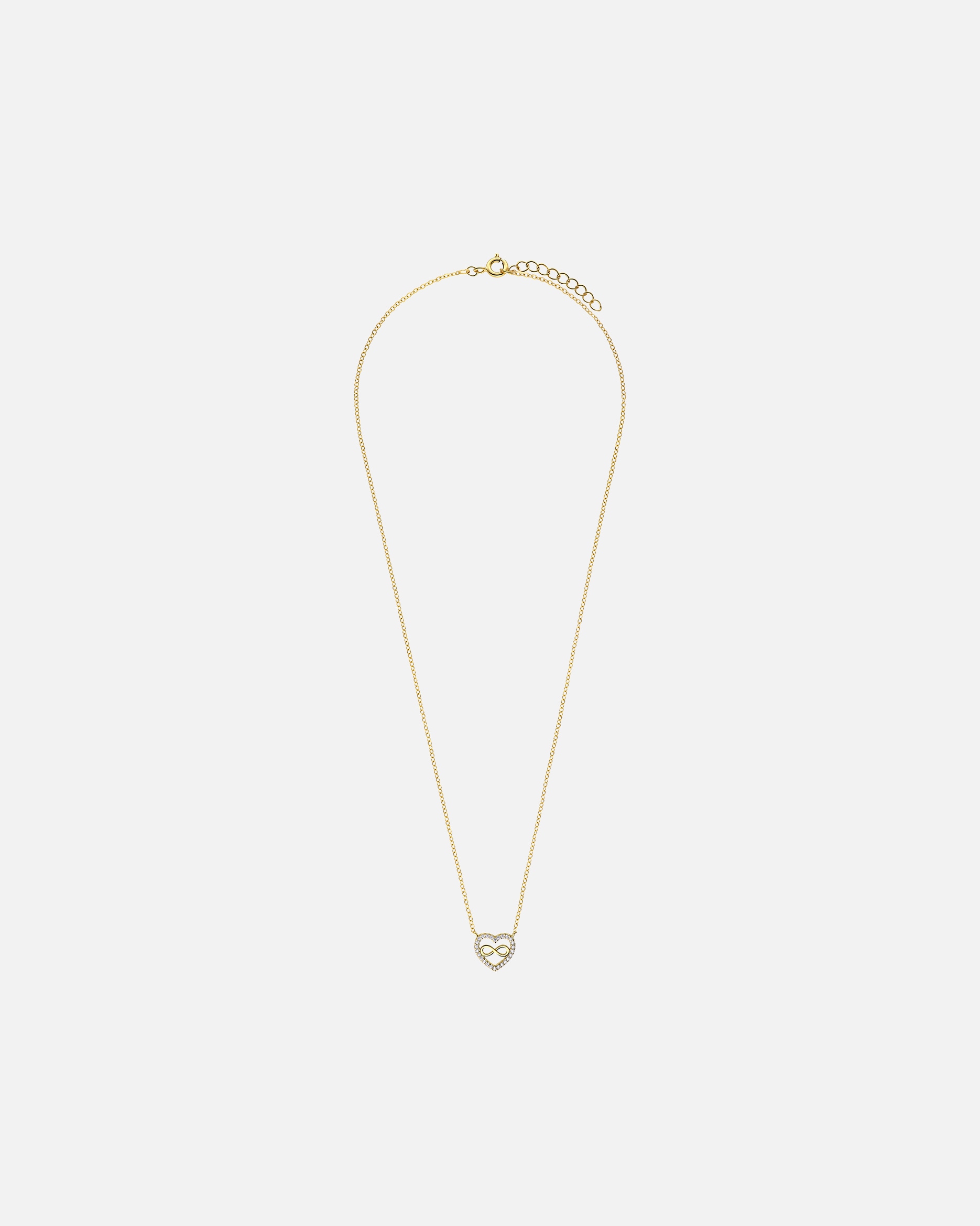 Halskette für Weiblich Lucardi Halskette 925 Silber Gold - 45.0