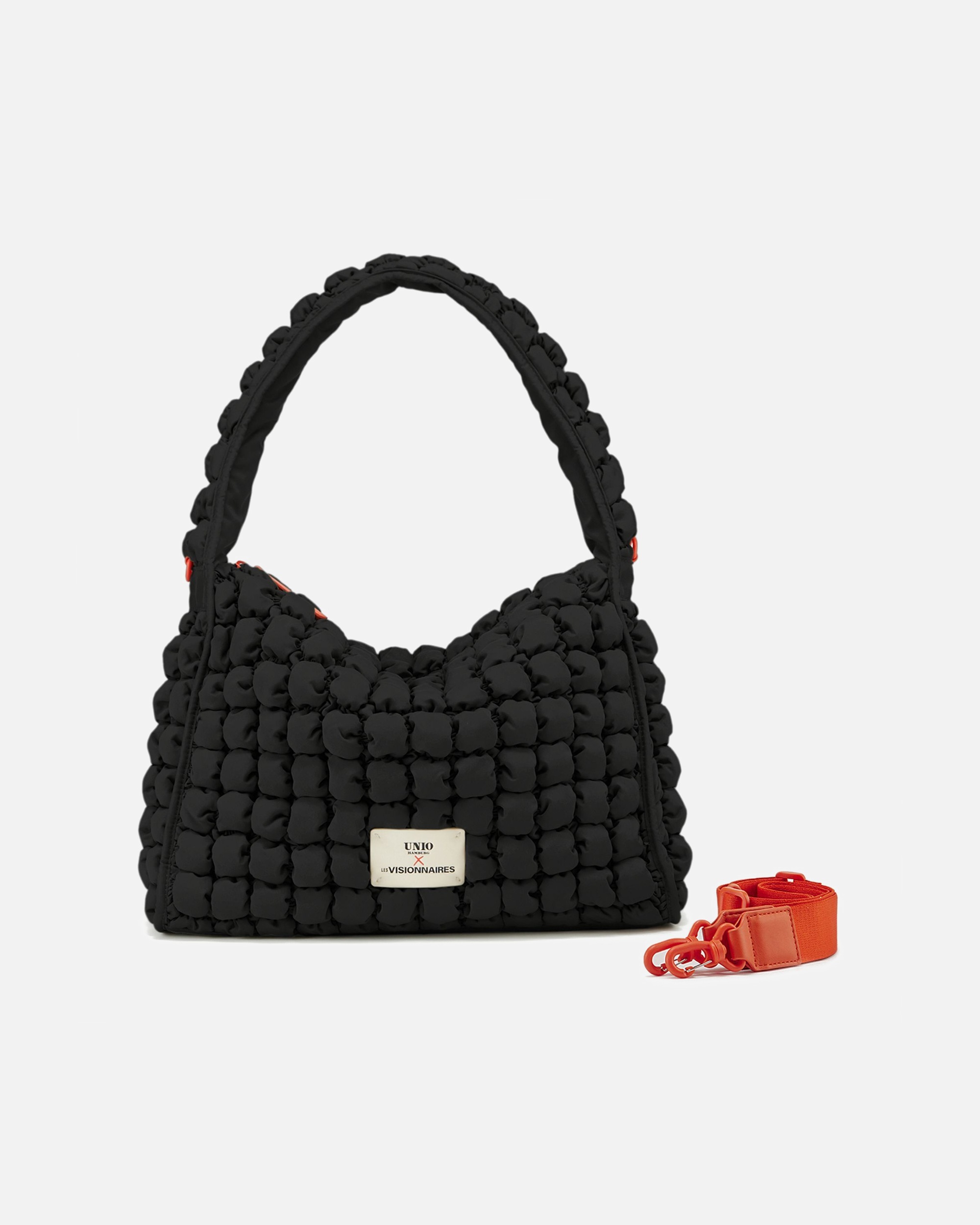 Tasche für Weiblich LES VISIONNAIRES Default Brand Line Unio Hobo Schultertasche black