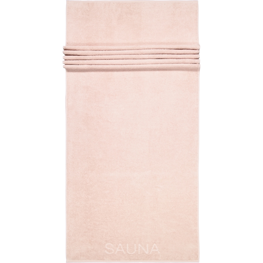 Cawö Saunatücher Pure 6501 puder - 383 80x200 cm