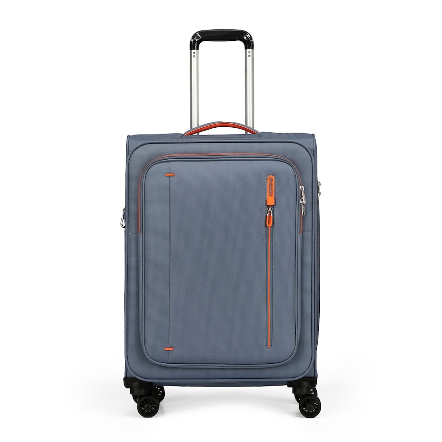 American Tourister Cloudrider 4 Rollen Trolley M 67 cm mit Dehnfalte stone blue Grau Herren