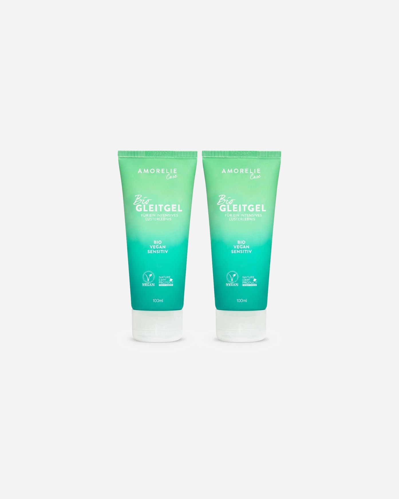 Gleitgel für Unisex Amorelie 2er Set Bio Gleitgel Sensitive 2 Stück