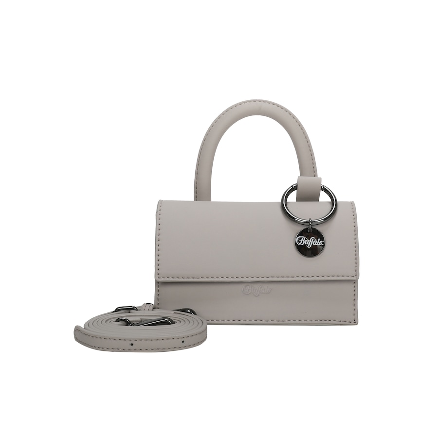 Buffalo Henkeltasche Clap02 mit abnehmbarem Schultergurt grau Grau Damen
