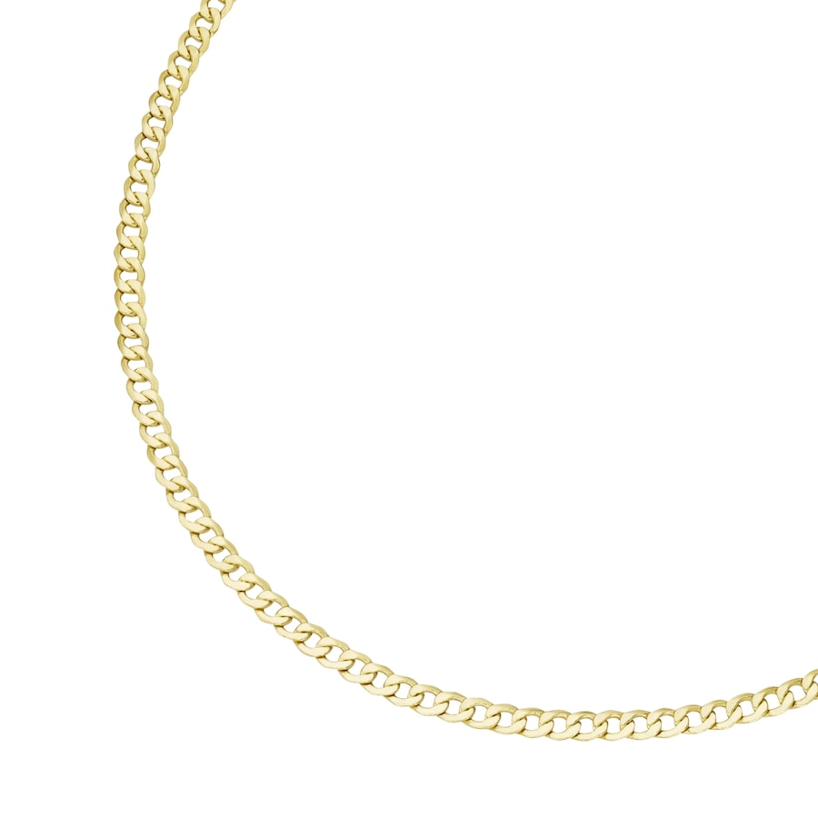 Luigi Merano Kette Panzerkette, Gold 375 50 cm Herren