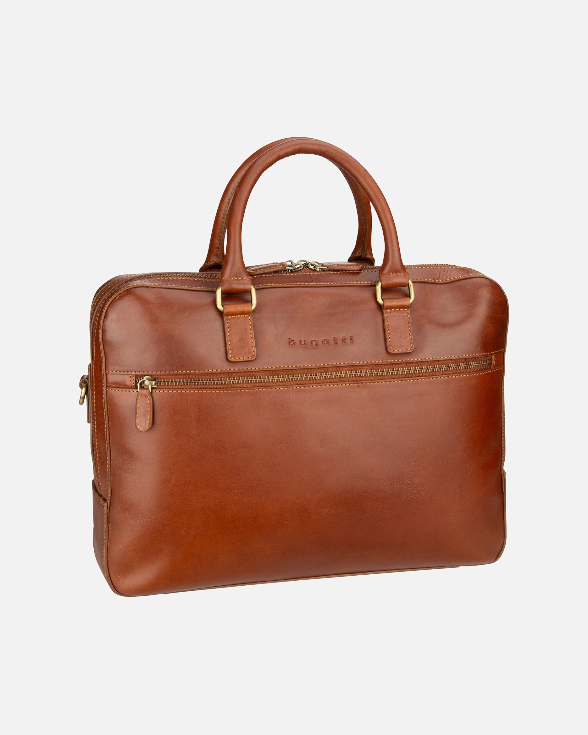 Laptoptasche für Männlich Bugatti Aktentasche Remo Cognac