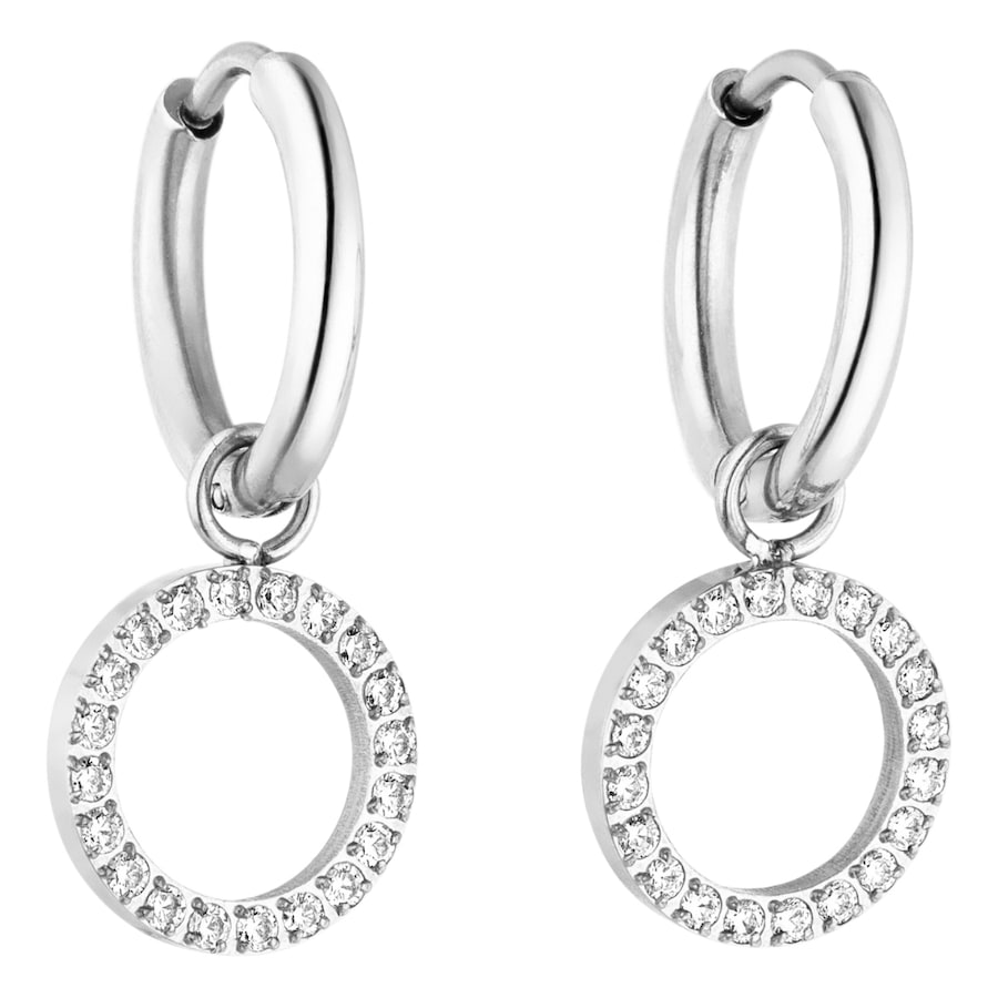 Purelei Closed Glow Creolen 100% Edelstahl Silver Damen