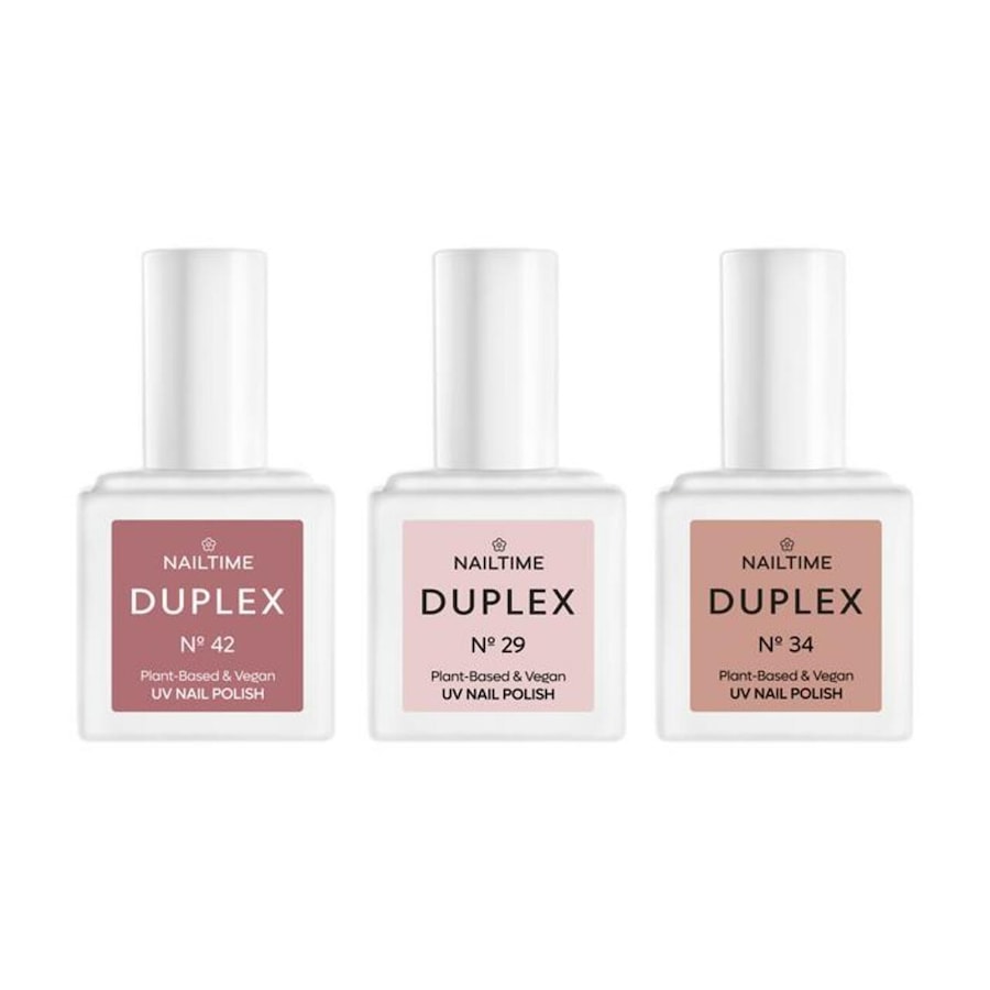 NAILTIME Duplex Nude Collection Set = Nail Polish 42 + 29 34 3 pieces