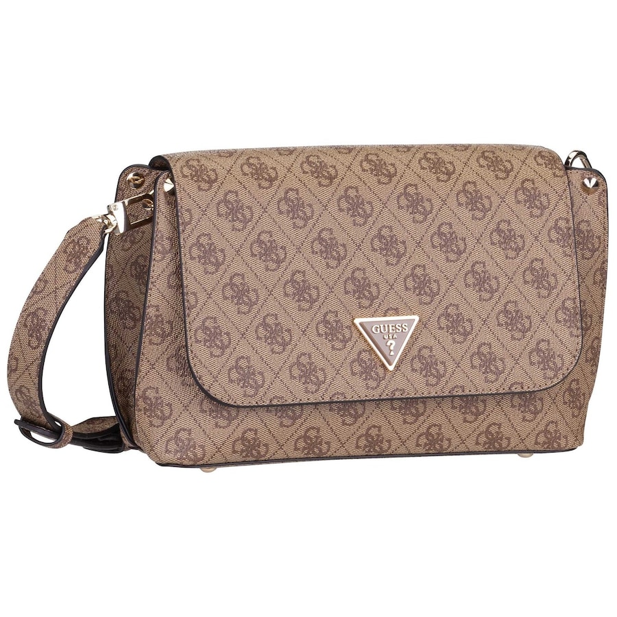 Guess Bodybag Meridian II Flap CB 74200 Logo Latte Braun Damen