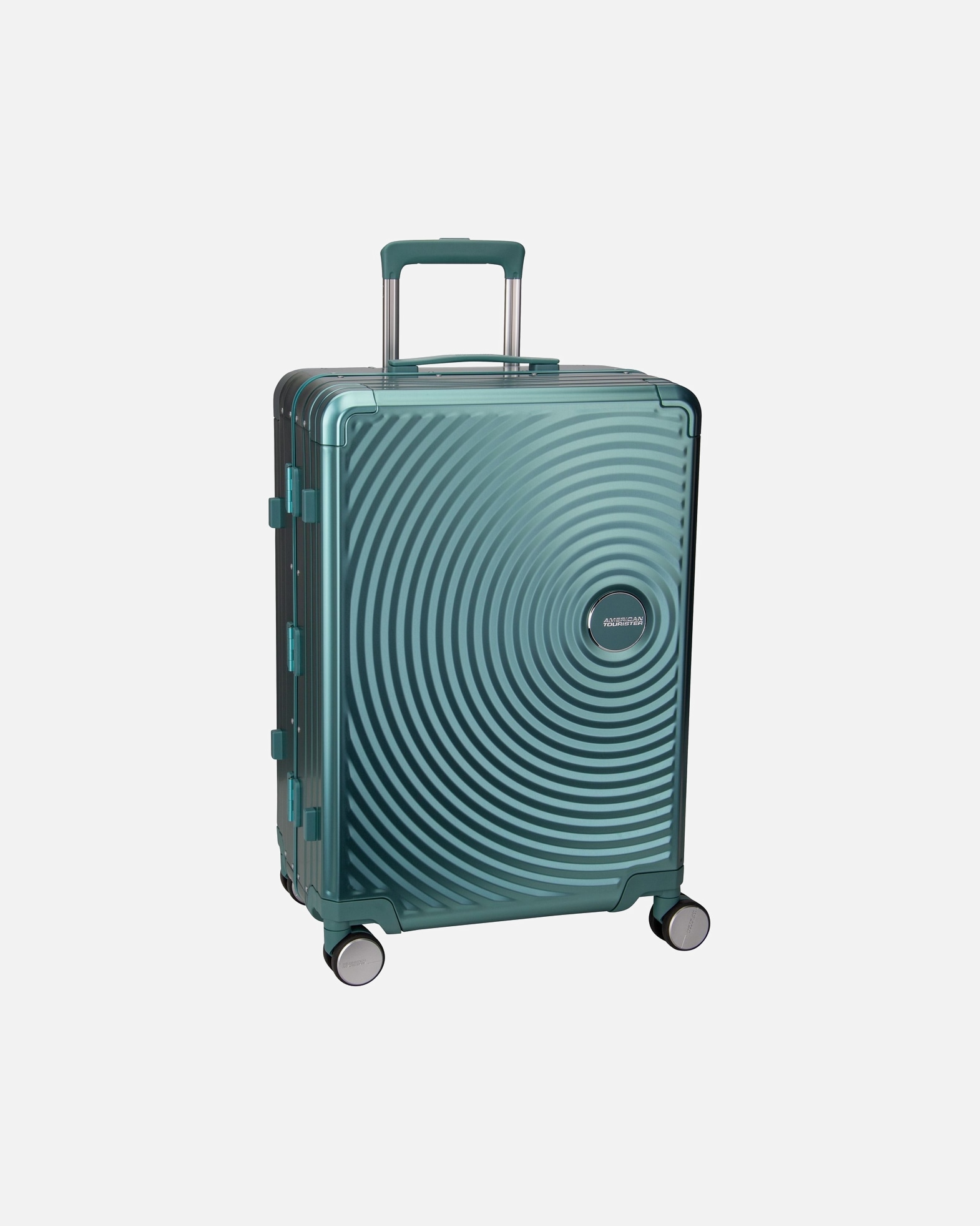 Trolley für Unisex American Tourister Trolley Soundbox Alu Spinner 68 Dusty Turquoise