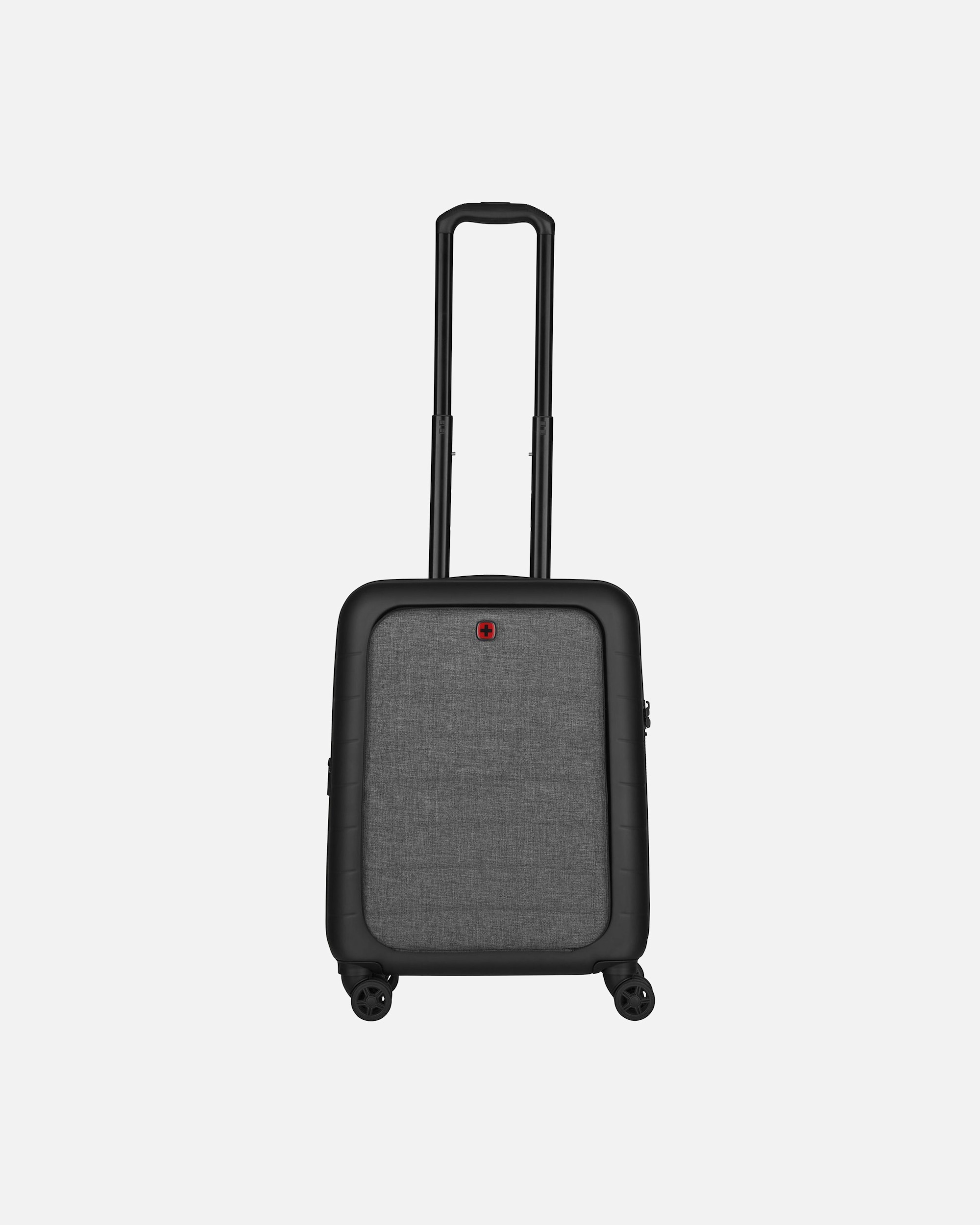 Handgepäckkoffer für Männlich Wenger Syntry 4-Rollen Kabinentrolley 55 cm Laptopfach black / heather grey