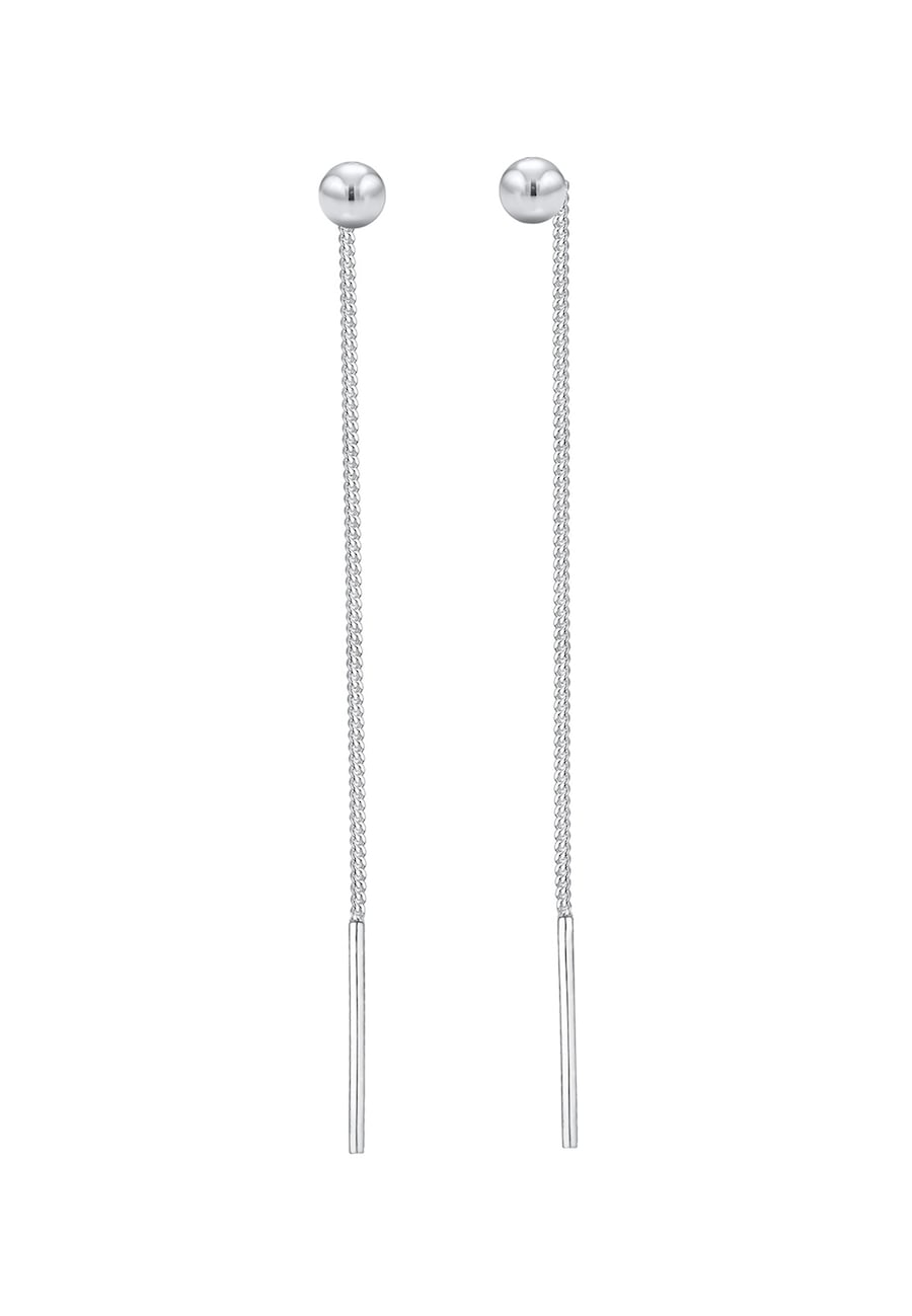 Elli Geo Kugel Minimal Basic Durchziehen 925 Silber silberfarben Damen